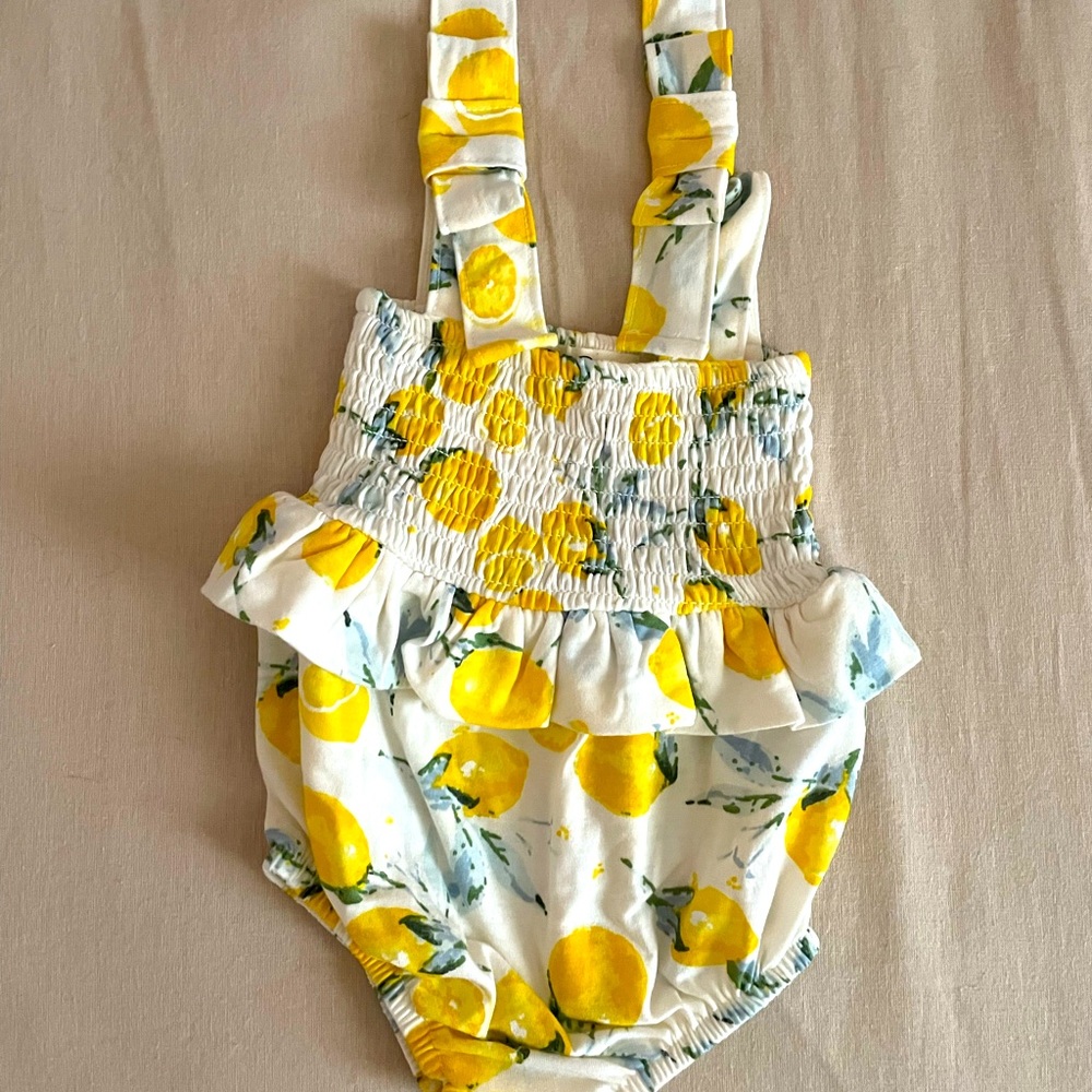 Lemon Print Onesie 🍋